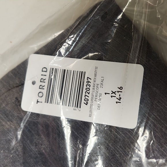 ❤️NWT VINTAGE TORRID TEE - ROLLER SKATE LEAGUE - SUPER SOFT VARSITY - PLUS SIZE - Picture 9 of 11